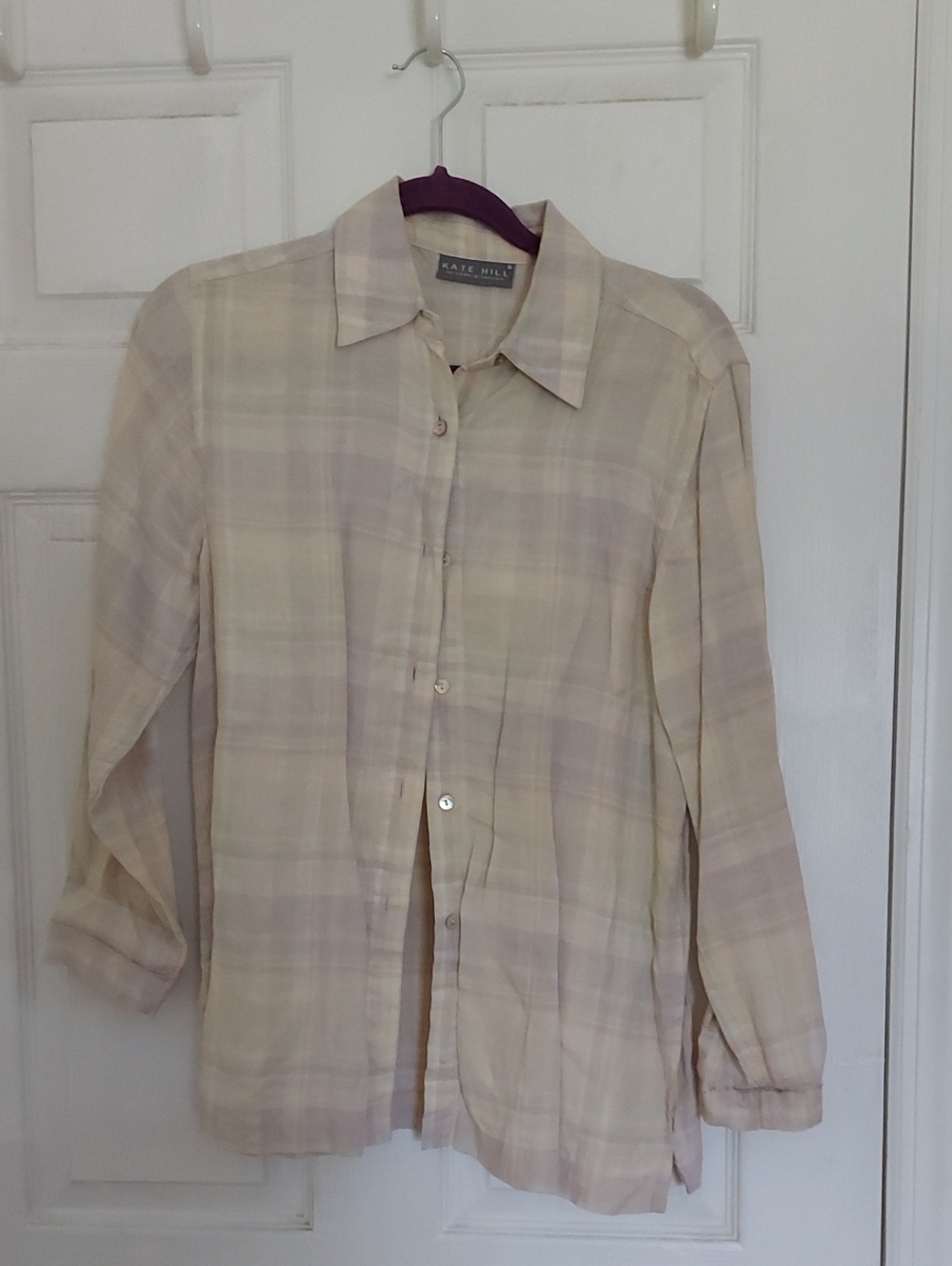 Kate Hill For Lord & Taylors Pastel Blouse Size  P/m